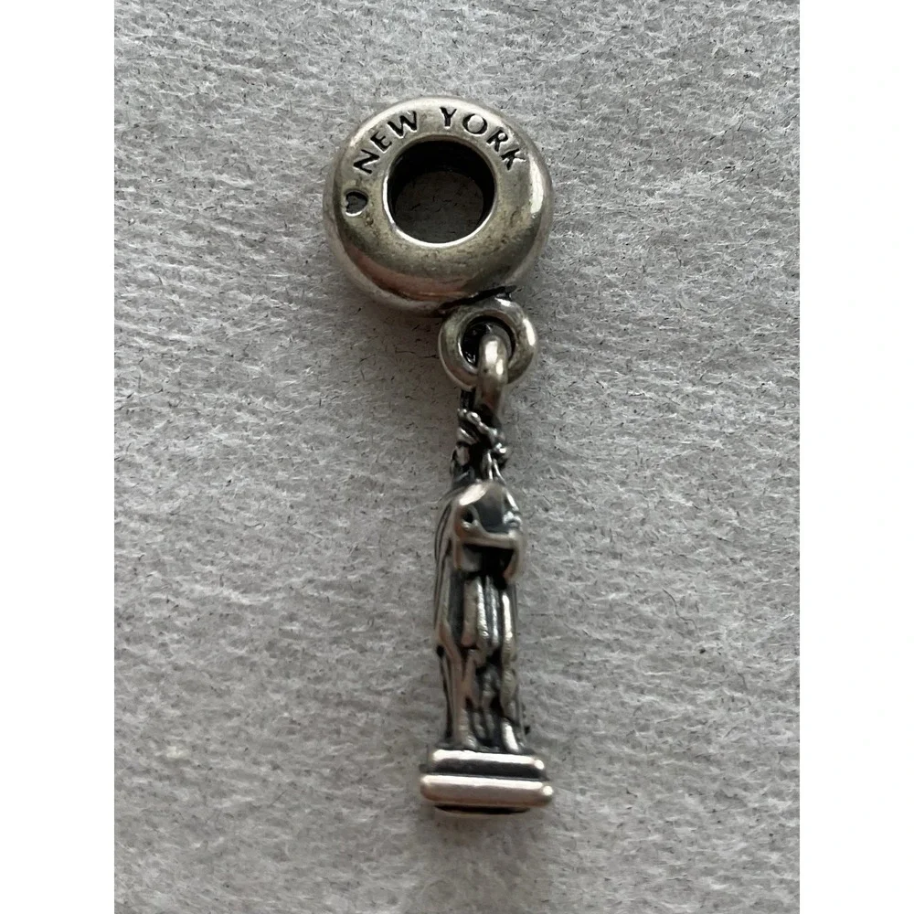 Pandora New York Statue of Liberty Dangle Charm ALE 925 Sterling Silver